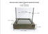 SR Aquaristik Architectural Cement Aquarium Stand 30cm x 30cm (11.81" x 11.81")