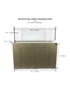 SR Aquaristik Architectural Cement Aquarium Stand 100cm x 40cm (39.37" x 15.75")