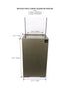 SR Aquaristik Architectural Cement Aquarium Pedestal 30cm x 30cm x 68.7cm (11.81" x 11.81" x 27.05")