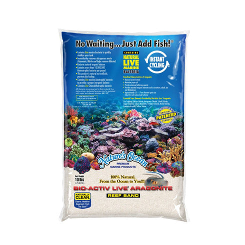 World Wide Imports Nature's Ocean Bio Activ Live Marine Aragonite - Natural White Reef Sand #1