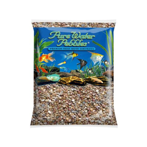 World Wide Imports Pure Water Pebbles Premium Fresh Water Natural Substrate - Cumberland River