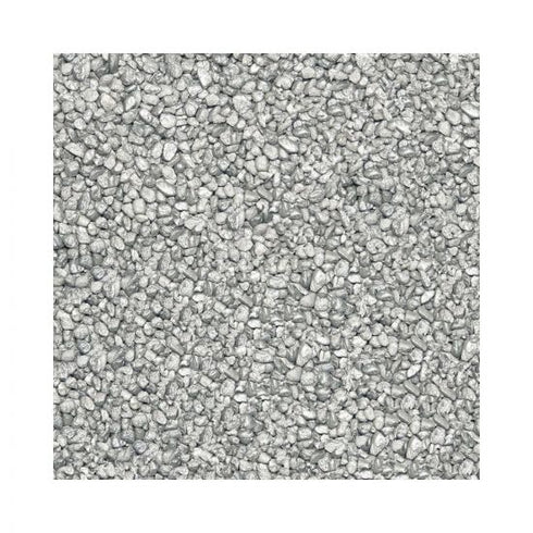 World Wide Imports Pure Water Pebbles Premium Fresh Water Frosted Substrate - Silver Frost