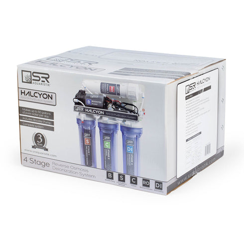 SR Aquaristik Halcyon 4 Stage PRO RO / DI Purification System