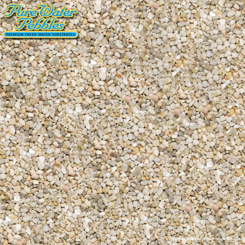 World Wide Imports Pure Water Pebbles Premium Fresh Water Natural Substrate - Liberty Pebbles