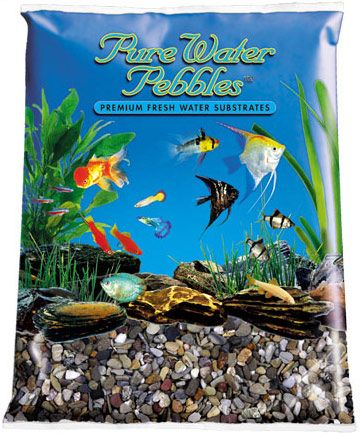 World Wide Imports Pure Water Pebbles Premium Fresh Water Natural Substrate - River Jack