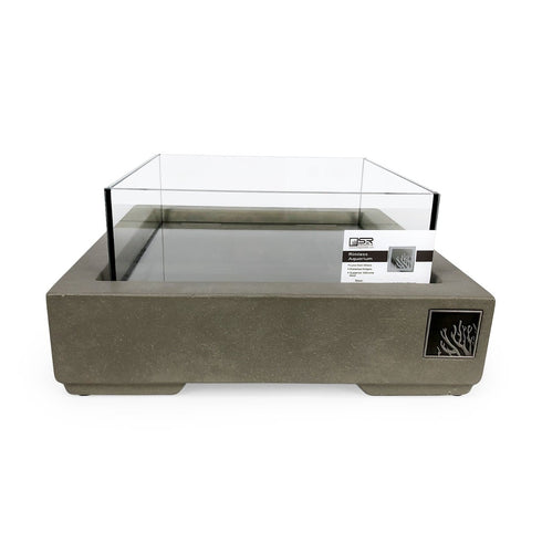 SR Aquaristik Architectural Cement Aquarium Stand 30cm x 30cm (11.81" x 11.81")