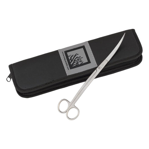 SR Aquaristik Stainless Steel Wave Scissors with Deluxe Case 200mm/7.8"