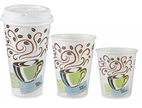 Uline Dixie PerfecTouch Insulated Hot Cups (12 oz- 25 Count) - 1 Sleeve