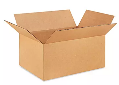 Uline (17"x11"x8") Corrugated Box- 25 Count