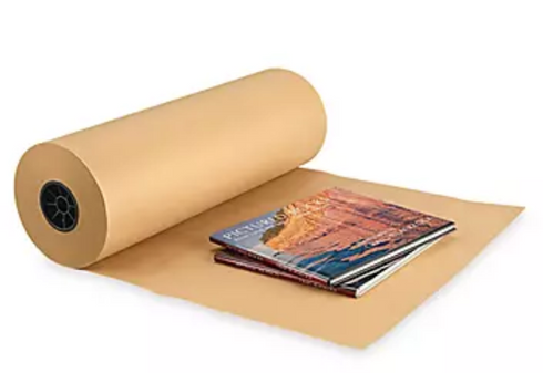 Uline 30 lb Kraft Paper Roll - 24" x 1,200' - 1 Roll