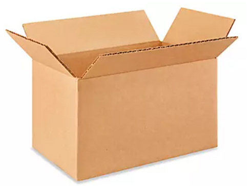 Uline (10" x 6" x 6") Corrugated Box- 25 Count