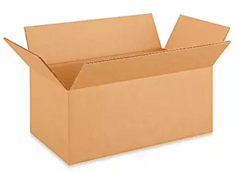 Uline (14" x 8" x 6") Corrugated Box- 25 Count