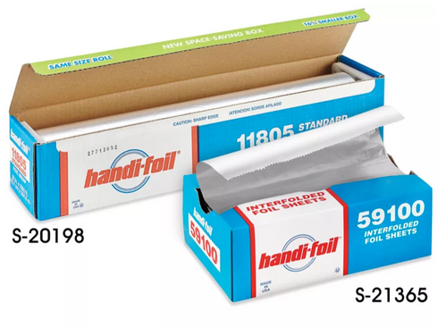 Uline Standard Aluminum Foil Roll (12" x 1,000') - 1 Roll