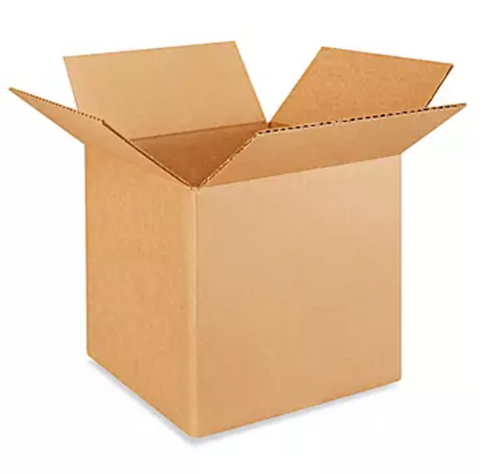 Uline (9" x 9" x 9") Corrugated Box- 25 Count