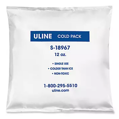 Uline Single-Use Cold Pack, 12 oz - 24 Count