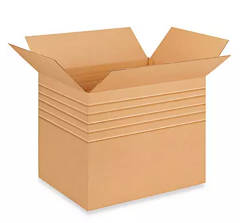 Uline (28" x 20" x 24") Multi-Depth Corrugated Boxes Bundle