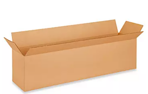 Uline (24" x 6" x 6") Long Corrugated Box - 25 Count