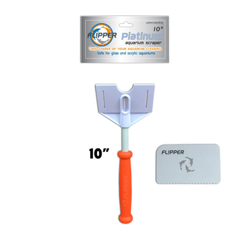 Flipper Platinum Aquarium Hand Scrapers for Glass and Acrylic Tanks