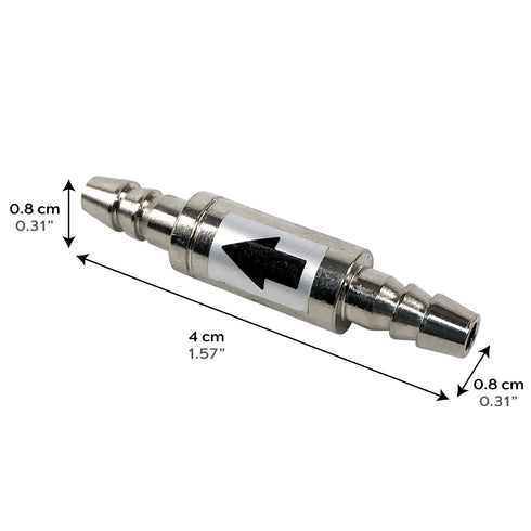 SR Aquaristik In-line Check Valve for CO2