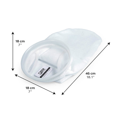 SR Aquaristik 7" Felt Filter Sock (200 micron)