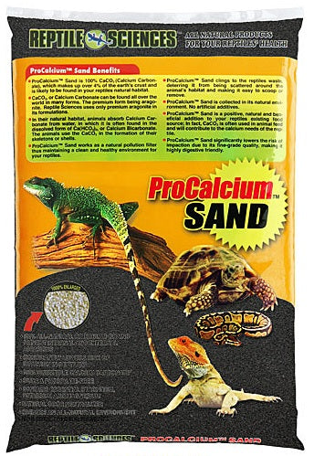 World Wide Imports Reptile Sciences Pro Calcium Reptile Sand - 10lbs