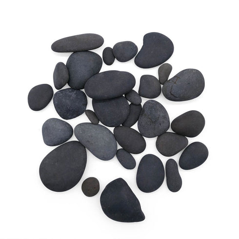 SR Aquaristik Black Beach Pebbles