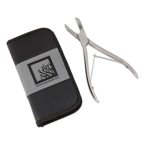 SR Aquaristik Stainless Steel Coral Cutter with Deluxe Case 140mm/5.5"