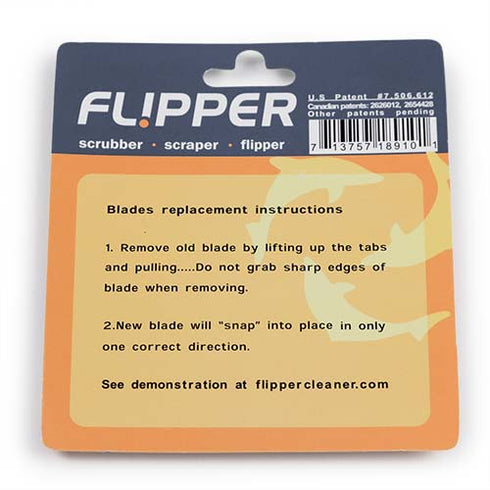 Flipper Standard Acrylic Replacement Blades ABS (3 Pack)