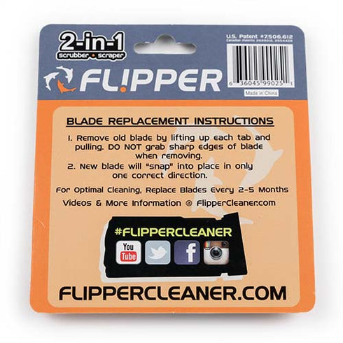 Flipper Standard Stainless Steel Replacement Blade (2 Pack)