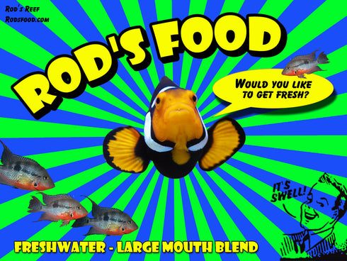 Rod's Food Freshwater - Large Mouth Blend 8oz