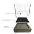 SR Aquaristik Aquarium Leveling Mats