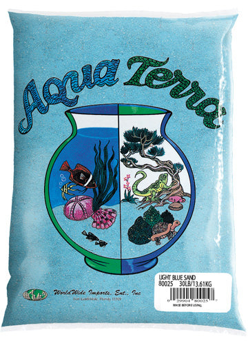 World Wide Imports Aqua Terra Aquarium Sand Substrate 5 lbs.