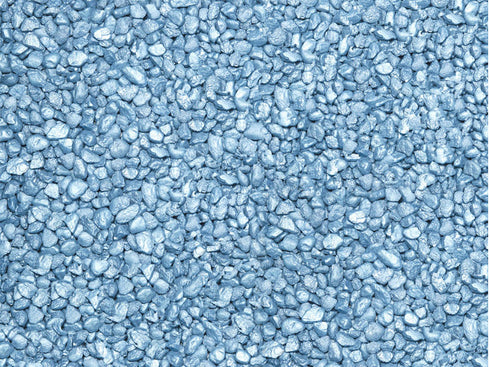 World Wide Imports Pure Water Pebbles Premium Fresh Water Frosted Substrate - Pastel Blue Frost