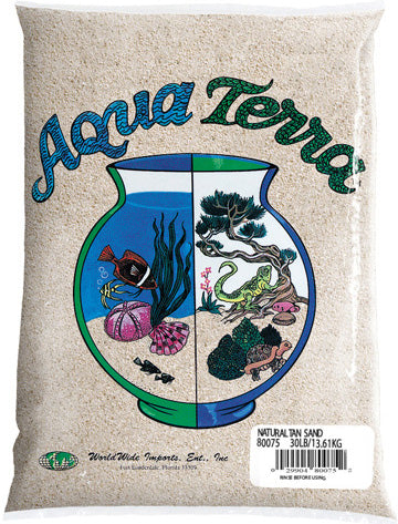 World Wide Imports Aqua Terra Aquarium Sand Substrate 5 lbs.